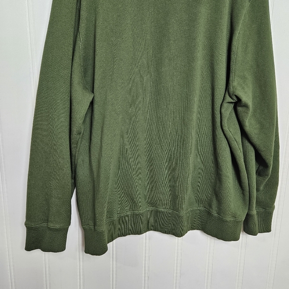 Roots Hoodie Mens Sixe XXL Green Organic Original Kanga Fleece Sweatshirt Canada - Picture 10 of 16